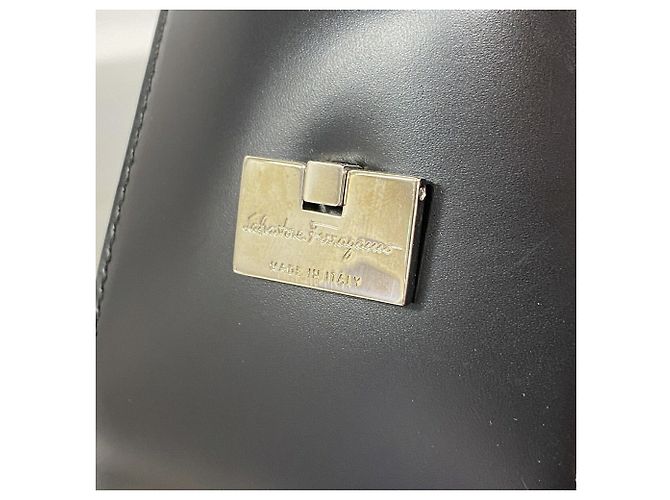 Borsa Tote Salvatore Ferragamo in pelle nera Nero - vista 9