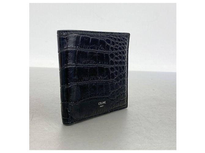 Céline Celine Black Leather Bi-fold Wallet - view 2