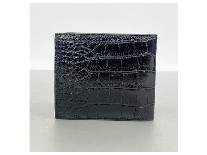 Céline Celine Black Leather Bi-fold Wallet - view 5