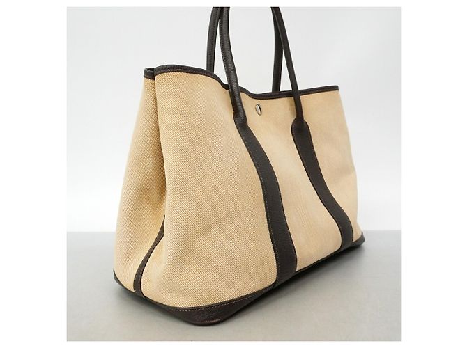 Hermès Sac Cabas Hermes Garden PM Marron - vue 2