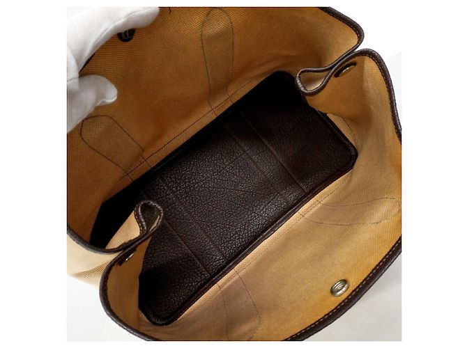 Hermès Sac Cabas Hermes Garden PM Marron - vue 4