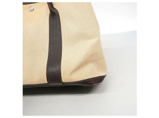 Hermès Sac Cabas Hermes Garden PM Marron - vue 7