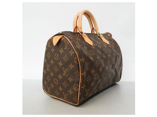 Borsa Louis Vuitton Monogram Speedy 30 Marrone - vista 2