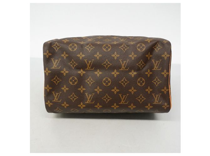 Borsa Louis Vuitton Monogram Speedy 30 Marrone - vista 3