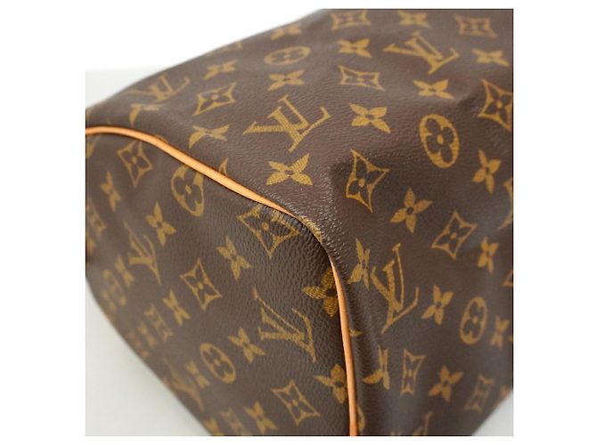 Borsa Louis Vuitton Monogram Speedy 30 Marrone - vista 6