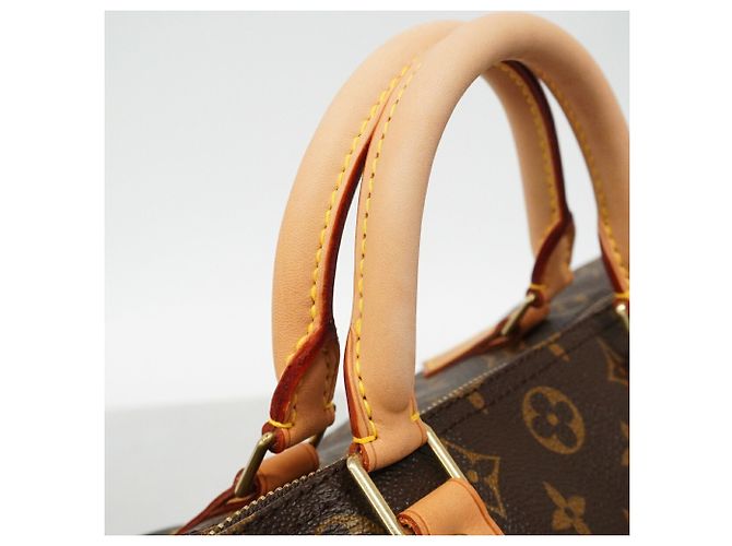 Borsa Louis Vuitton Monogram Speedy 30 Marrone - vista 8