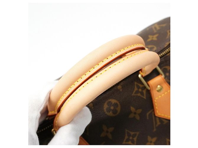 Borsa Louis Vuitton Monogram Speedy 30 Marrone - vista 9
