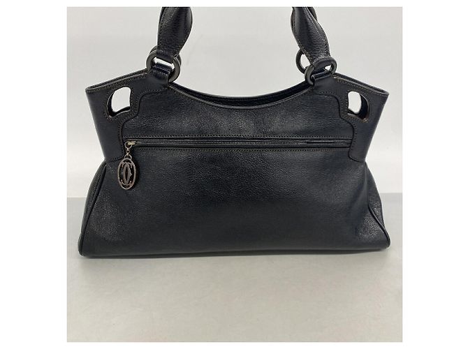 Borsa in pelle Cartier Marcello Nero - vista 11