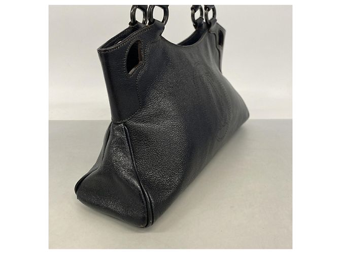 Borsa in pelle Cartier Marcello Nero - vista 2
