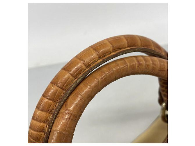 Céline Sac à main en cuir Celine Boogie Bag Marron - vue 10