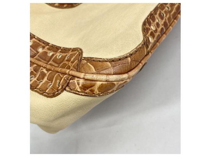 Céline Sac à main en cuir Celine Boogie Bag Marron - vue 6