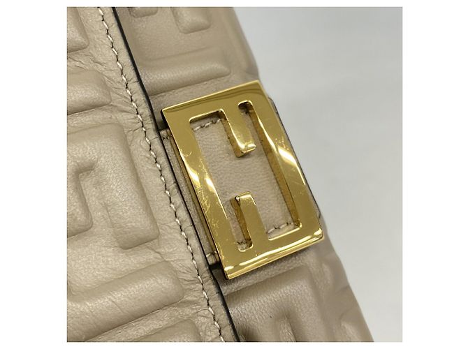 Fendi Grayish Leather Long Wallet Grey - view 6
