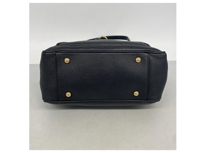 Borsa in pelle Gancini Salvatore Ferragamo Nero - vista 3