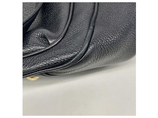 Borsa in pelle Gancini Salvatore Ferragamo Nero - vista 6
