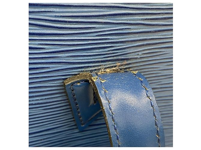 Sac à main Louis Vuitton Epi Saint Jacques Bleu - vue 7