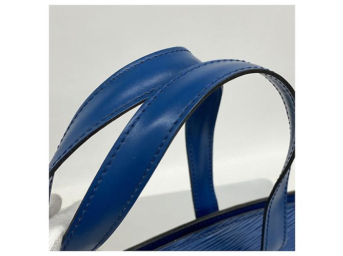 Sac à main Louis Vuitton Epi Saint Jacques Bleu - vue 9