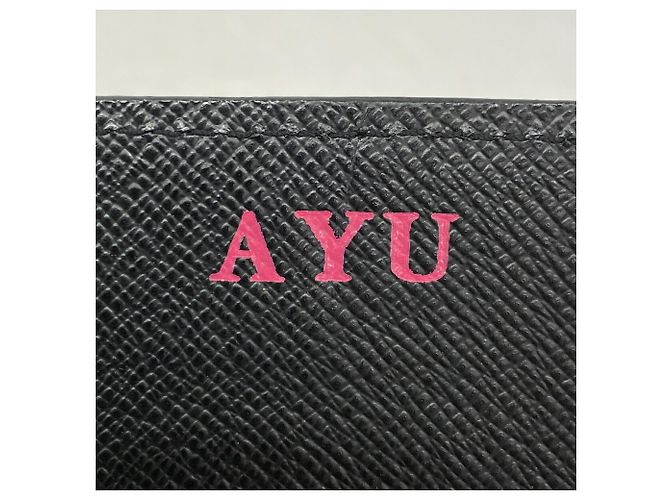 Cartera larga Louis Vuitton de cuero Epi Negro - vista 5