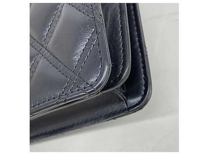 Chanel Matelassé Schultertasche mit Kette Schwarz - Ansicht 6