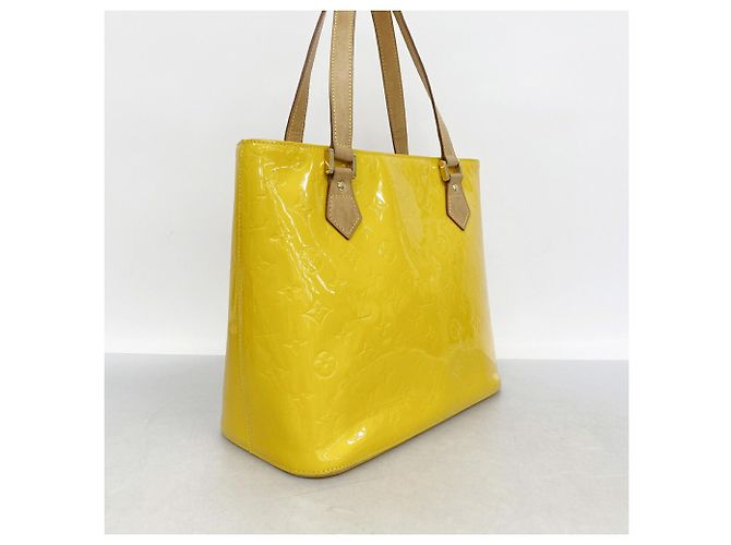 Bolso Tote Louis Vuitton Vernis Houston Amarillo - vista 2