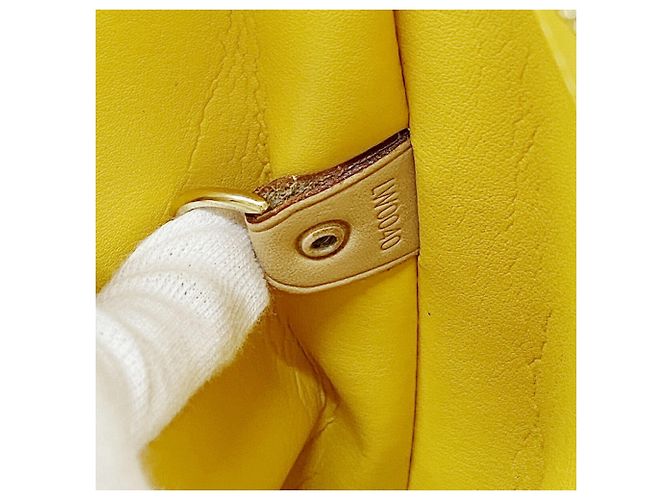 Bolso Tote Louis Vuitton Vernis Houston Amarillo - vista 7