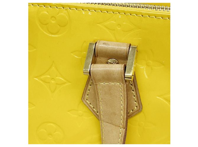 Bolso Tote Louis Vuitton Vernis Houston Amarillo - vista 9