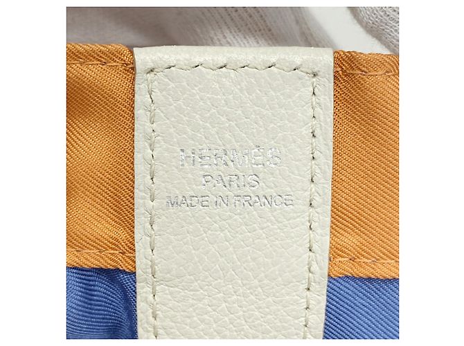 Silk In Hermès Borsa a tracolla in seta Hermes Socquoir 22 Arancione - vista 5