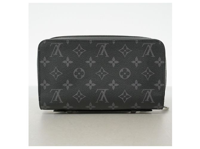 Louis Vuitton Monogram Eclipse Zippy XL Long Wallet Black - view 10