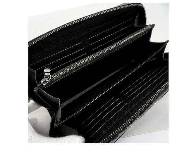 Louis Vuitton Monogram Eclipse Zippy XL Long Wallet Black - view 4