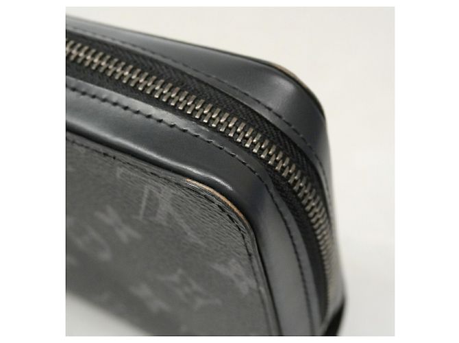 Louis Vuitton Monogram Eclipse Zippy XL Long Wallet Black - view 6
