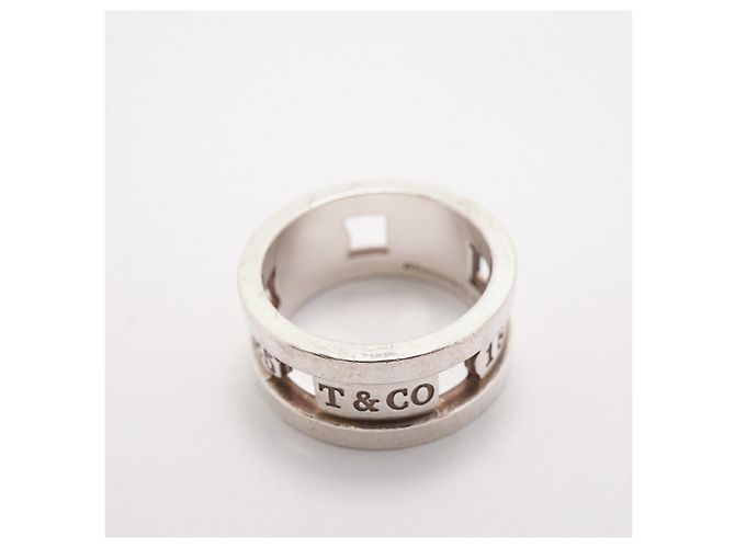 Autre Marque Anello Tiffany & Co. 1837 Element Band in Argento 925 - vista 3
