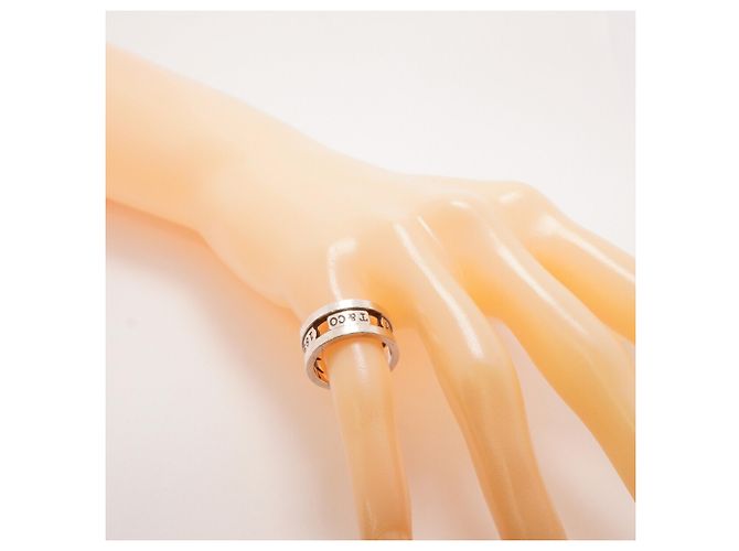 Autre Marque Anello Tiffany & Co. 1837 Element Band in Argento 925 - vista 6