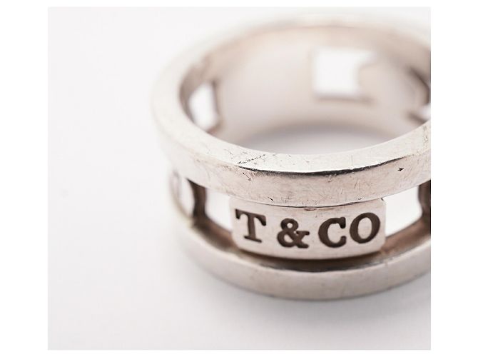 Autre Marque Anello Tiffany & Co. 1837 Element Band in Argento 925 - vista 7