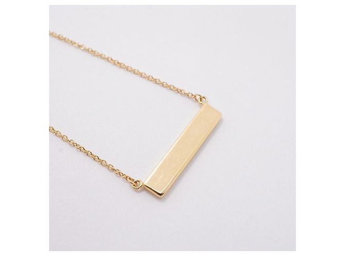 Autre Marque Tiffany & Co. Notes Bar Halskette in 18K Gelbgold - Ansicht 2