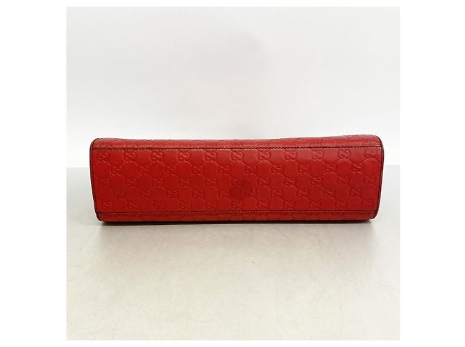 Borsa a tracolla Gucci in pelle rossa Rosso - vista 3