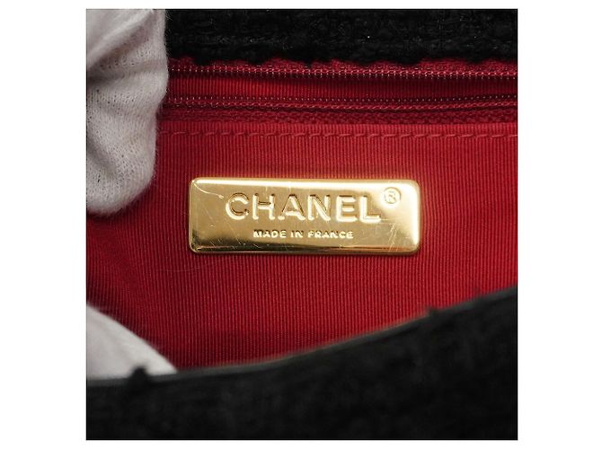 Borsa a mano Chanel Borsa a tracolla con catena 19 Tweed Black Nero - vista 5