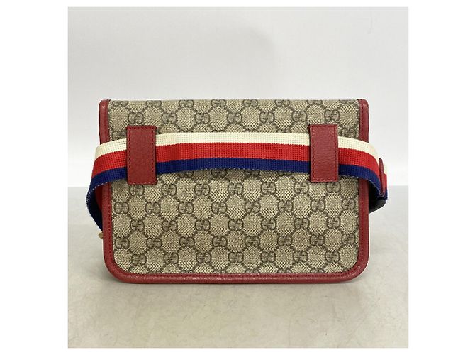 Borsello da vita Gucci GG Supreme Neo Marrone Bordò - vista 10