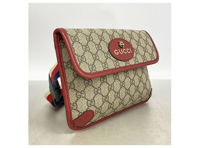 Borsello da vita Gucci GG Supreme Neo Marrone Bordò - vista 2
