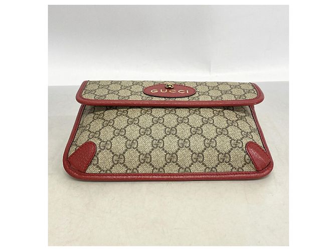 Borsello da vita Gucci GG Supreme Neo Marrone Bordò - vista 3