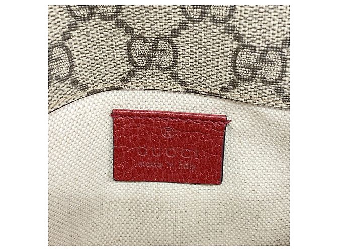 Borsello da vita Gucci GG Supreme Neo Marrone Bordò - vista 5