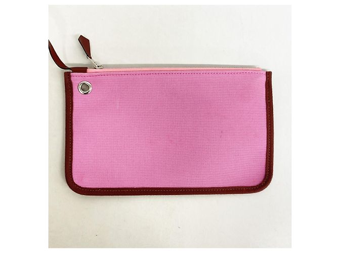 Hermès Borsa Hermes Herbag Zip PM Rosso - vista 12