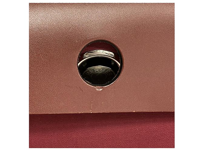 Hermès Borsa Hermes Herbag Zip PM Rosso - vista 8