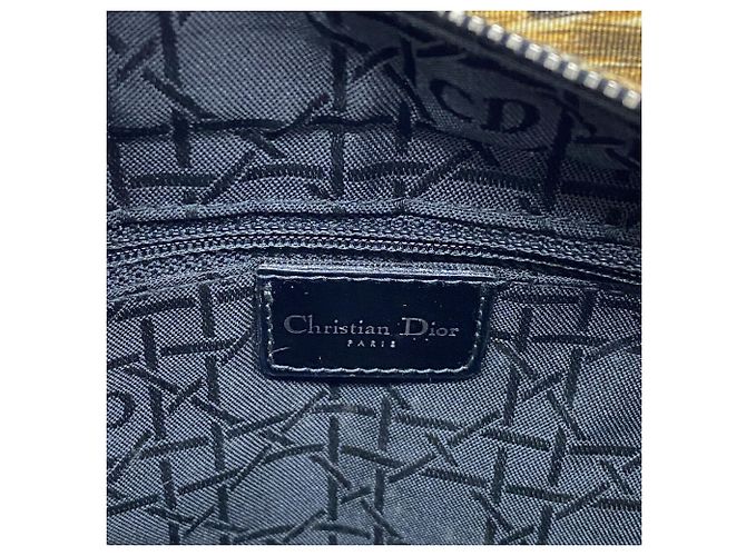 Borsa Christian Dior con stampa leopardata Marrone Nero - vista 5