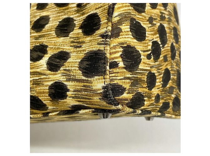 Borsa Christian Dior con stampa leopardata Marrone Nero - vista 6