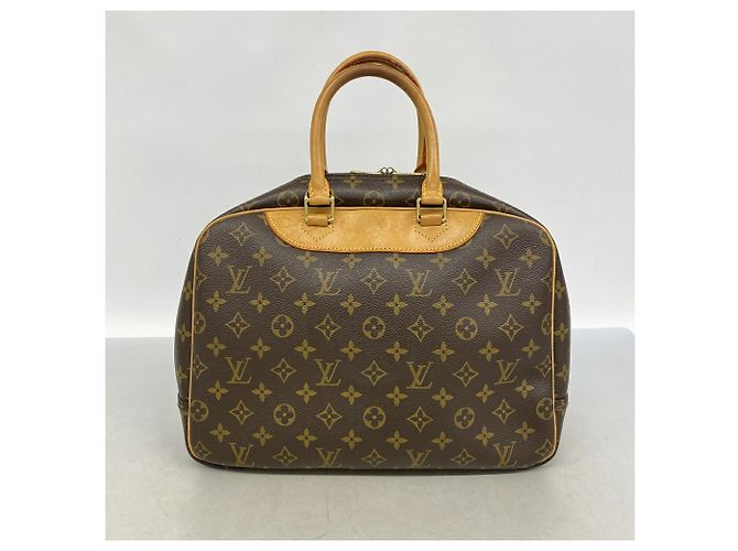 Borsa Louis Vuitton Monogram Deauville Marrone - vista 10
