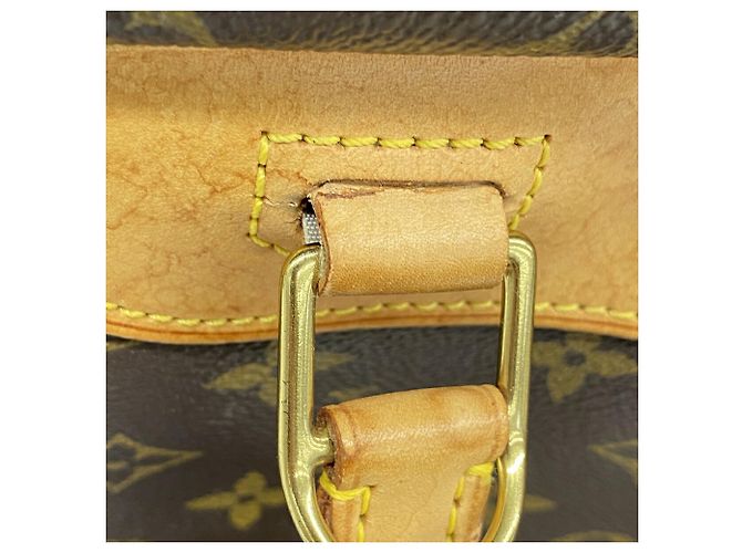 Borsa Louis Vuitton Monogram Deauville Marrone - vista 8