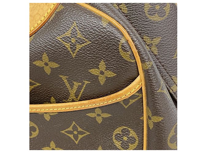Borsa Louis Vuitton Monogram Deauville Marrone - vista 9