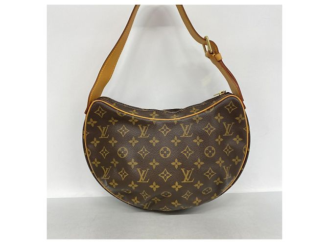Borsa a tracolla Louis Vuitton Monogram Croissant MM Marrone - vista 8