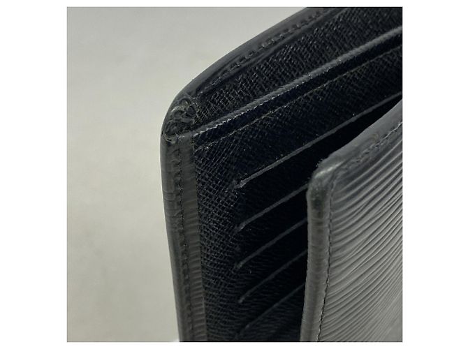 Louis Vuitton Epi Leather Portefeuille Brazza Long Wallet Black - view 6