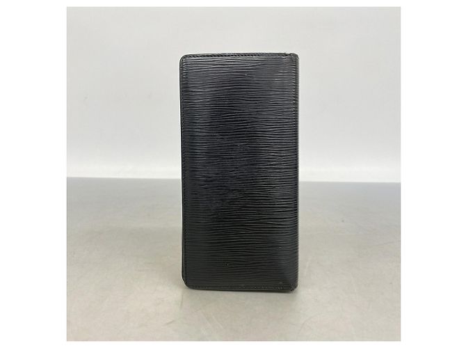 Louis Vuitton Epi Leather Portefeuille Brazza Long Wallet Black - view 7