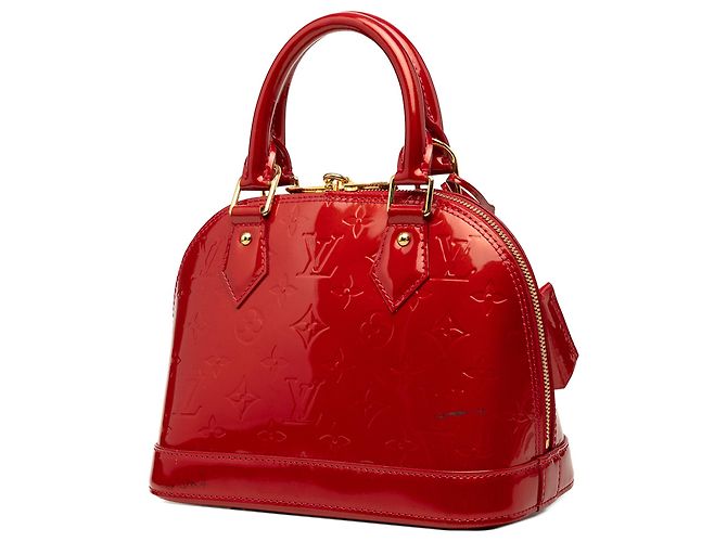 Louis Vuitton Red Monogram Vernis Alma BB Roja - vista 2